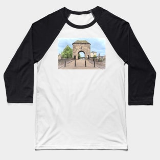 Gateway To Monmouth as Digital Art Baseball T-Shirt